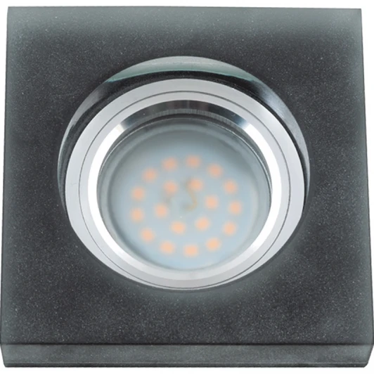 DLS-L111 GU5.3 CHROME/MATT BLACK Встраиваемый точечный светильник Fametto Luciole DLS-L111 GU5.3 CHROME/MATT BLACK