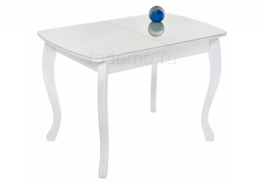 368654 Стеклянный стол Woodville Бриллиант белый 368654