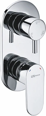 5871 Смеситель Wasserkraft Dinkel 5871 С ВНУТРЕННЕЙ ЧАСТЬЮ, для ванны и душа