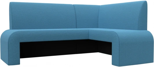 126136 Диван кухонный угловой Кармен правый угол (Голубой/Рогожка) Лига Диванов арт.126136
