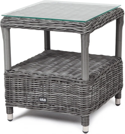 YH-S4676W-2 graphite "Форио" столик кофейный из искусственного ротанга, цвет графит 4SIS арт.УТ-00002576