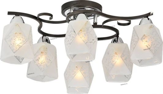 233/6PF-Blackchrome IDLamp 233 233/6PF-Blackchrome