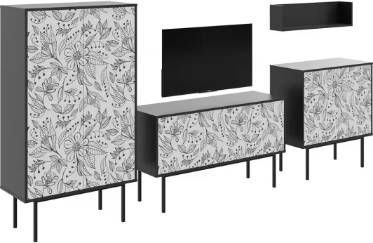 599558 Композиция Boho Color 2 ОГОГО (арт.599558), (ЛДСП/Черный)