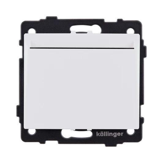 REA-041WM Карточный выключатель механический белый матовый Kollinger REA-041WM для Aspekt, Eleganz, Reflex