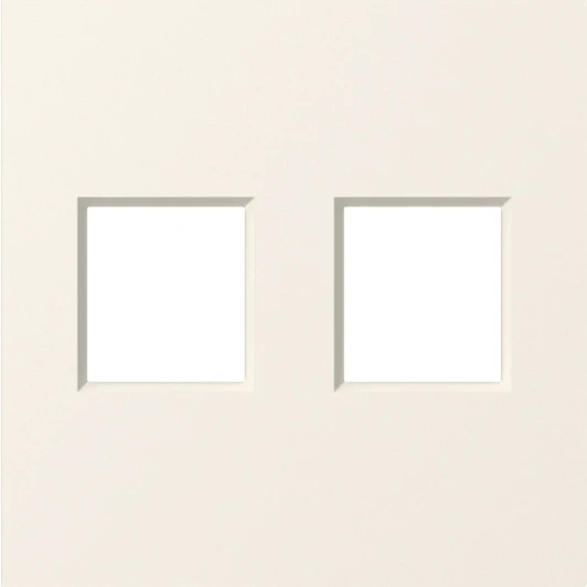 DE86931 Накладка 2-я для розеток RJ45,TV,SAT, матовый кремовый Donel A07 DE86931