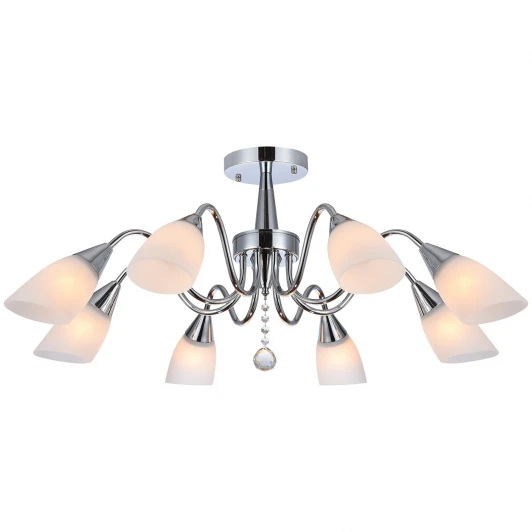 IL1167-8CPA-29 CR Потолочная люстра на штанге ILLUMICO IL1167-8CPA-29 CR