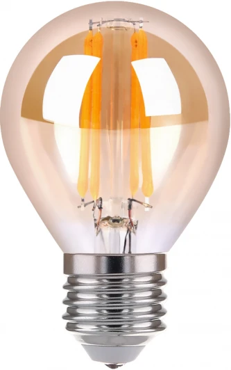 BLE2751 Лампочка светодиодная филаментная желтый шар E27 6W Elektrostandard Mini Classic F BLE2751