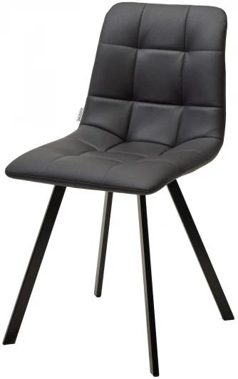 461MC04912 Стул CHILLI-Q SQUARE Oracul 998 Черный, экокожа PU / черный каркас, M-City 461MC04912