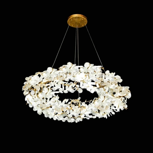 caramelly01 Подвесной светильник (люстра) Caramelly A D80 ImperiumLoft Caramelly01 (194932-23) (220V, на тросе, лепестки, ветки)