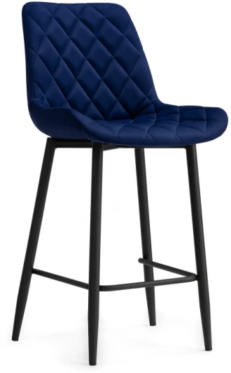 517166 Полубарный стул Woodville Баодин Б/К синий / черный 517166