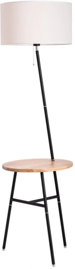 A9202PN-1BK Торшер на треноге со столиком Arte Lamp Combo A9202PN-1BK (220V)
