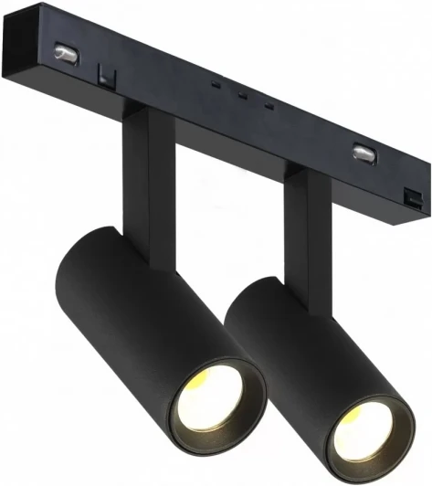 SMART 4822-005-D34-16W-40DG-BK Трековый магнитный светильник 48V iLedex Vision48/22 SMART 4822-005-D34-16W-40DG-BK (регулировка яркости, управление смартфоном, умный дом - Алиса, круглые)