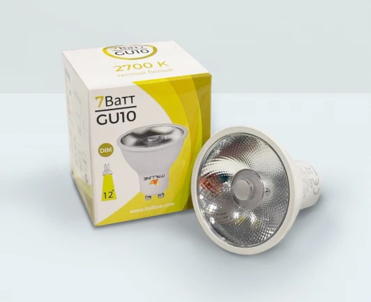 HL GU10/7W/2700K DIM Светодиодная лампа диммируемая Italline HL GU10/7W/2700K DIM