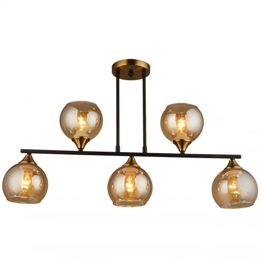 MD.1234-5-S BK+CP Потолочная люстра Imex MD.1234-5-S BK+CP