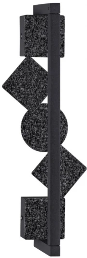 6692/7WL Настенный светильник Odeon Light Geos 6692/7WL HIGHTECH черный/фактура crack ice/металл/акрил поворотный IP20 LED 7W 184Лм 3000K (220V)