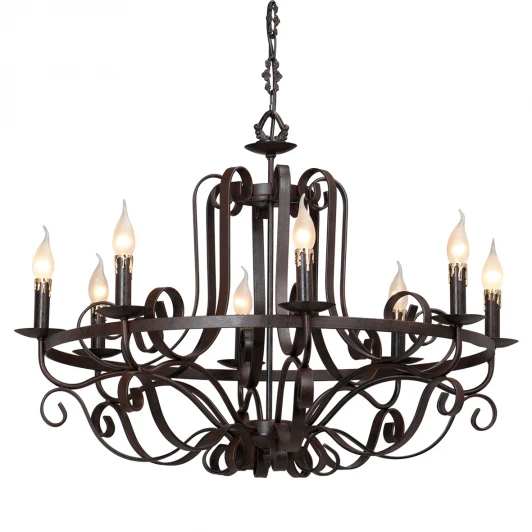 V1100/8 Подвесная люстра Vitaluce V1100/8 (220V, ковка, на цепи, свеча)
