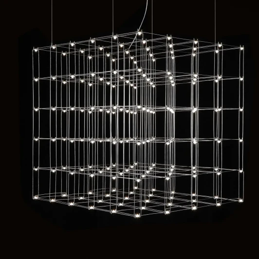 40.244 Подвесная люстра Quasar Cosmos Square LED pendant light ImperiumLoft 40,244 (252291-22)