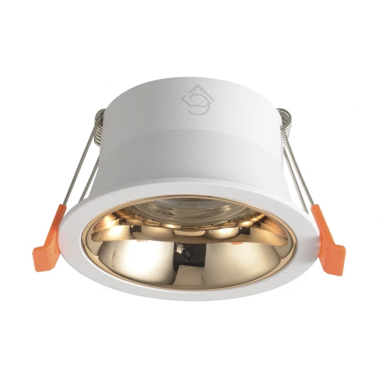 CLT 081C WH-GO Светильник встраиваемый Crystal Lux Clt 081 CLT 081C WH-GO (220V, круглые)