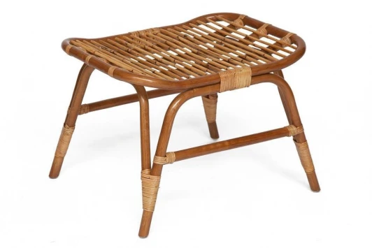 11498 Табурет Secret De Maison Andersen Stool (mod. 01 5085 FS) светлый мед/матовый (натуральный ротанг)