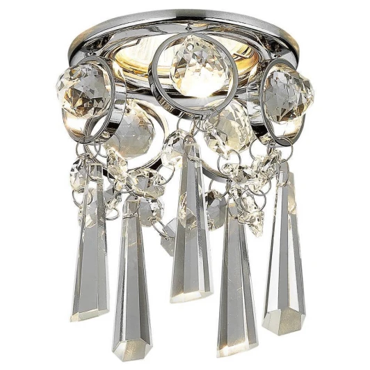 K2222 CH/CL Встраиваемый точечный светильник Ambrella Хрусталь С Подвесами K2222 CH/CL