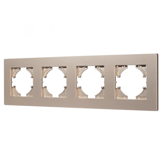 049761 Рамка пластиковая FRM-PERIO-PL-4-GD (Arlight) 049761
