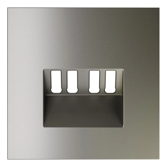 VLS001504 Накладка для розетки акустической 4-местной Voltum S70 VLS001504 (шелк)