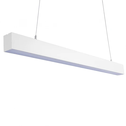 ULO-K10D 12W/4000K/L50 IP40 WHITE Подвесной светодиодный светильник линейный 4000K алюминий/белый Uniel ULO-K10D 12W/4000K/L50 IP40 WHITE