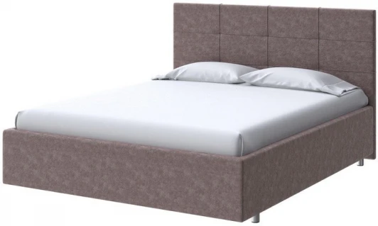 2014418 PROxSON Кровать Neo (Ткань: Велюр Gratta 8 Брауни) 160x190