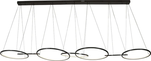 15207/S black glossy Подвесной светильник светодиодный Newport 15000 15207/S black glossy (220V, на тросе)