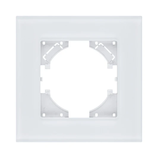 RM1WH Рамка 1-постовая стекло белый Kollinger Reflex MG RM1WH