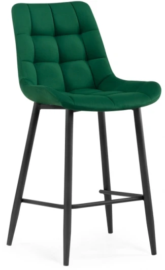 502120 Полубарный стул Woodville Алст К зеленый / черный 502120