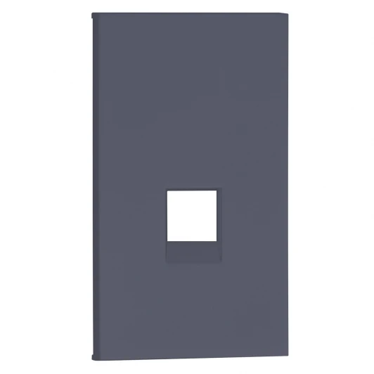 AL07M2 Интернет RG-45/RG11 накладка 2-ух модульная графит матовый Meiton AL07M2