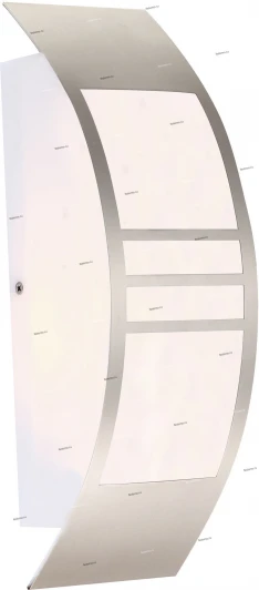 320942 Светильник настенно-потолочный уличный Globo Cornus, 1 плафон, никель, белый