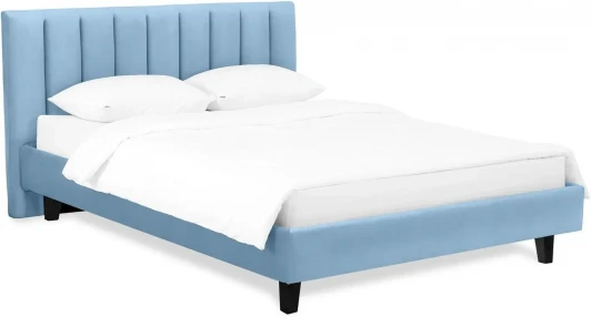 577520 Кровать Queen II Sofia L 1600 ОГОГО (арт.577520), (Ткань/Голубой)