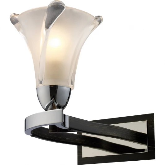 470-01-11 chrome + dark wengue Бра N-Light 470 470-01-11 chrome + dark wengue