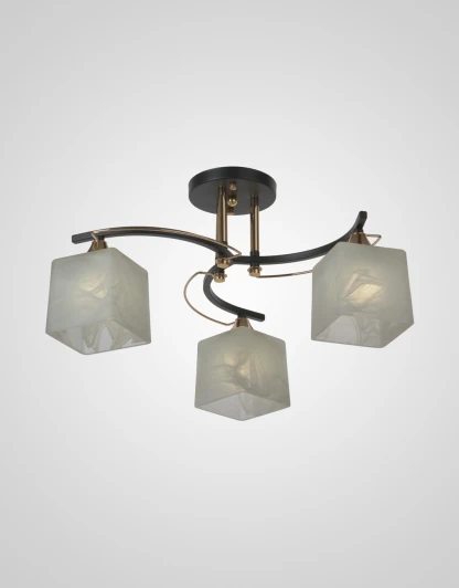 000029940 Потолочная люстра на штанге Мелодия Света SS1N P5535-3 BK+GD 000029940