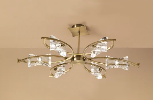 0865 Потолочная люстра Mantra Krom 0865