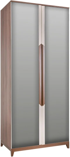 4009262hМ_Беж Шкаф R-Home двухстворчатый с зеркалами Сканди Бежевый