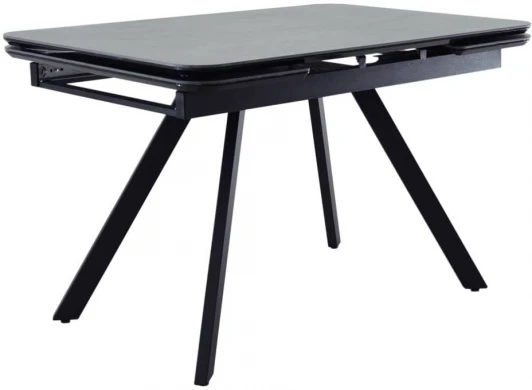 RF 0677 Стол Arthur раскладной 120-184x80x75см, керамогранит чёрный мрамор Greys Black, чёрный Bradex Home арт.RF 0677