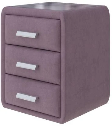 1904076 PROxSON Тумба Soft Mebel (Ткань: Велюр Лофти Слива) 51x48