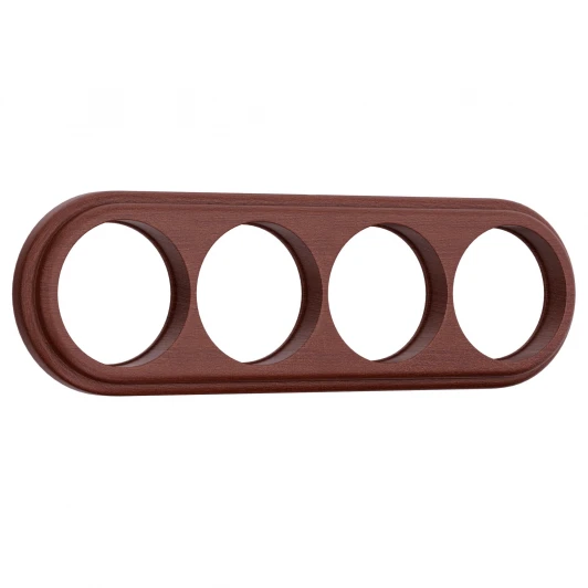 WL15-frame-04 Рамка на 4 поста (итальянский орех) WL15-frame-04 (a040272)