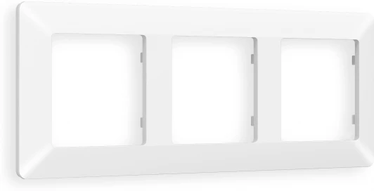 AF110123 Рамка Ambrella Volt ALFA Line (Белый матовый) 3-ая AF110123