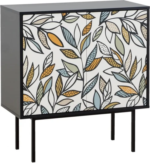 599535 Шкаф Boho Color низкий ОГОГО (арт.599535), (ЛДСП/Черный)