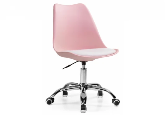 15076 Компьютерное кресло Woodville Kolin pink / white 15076