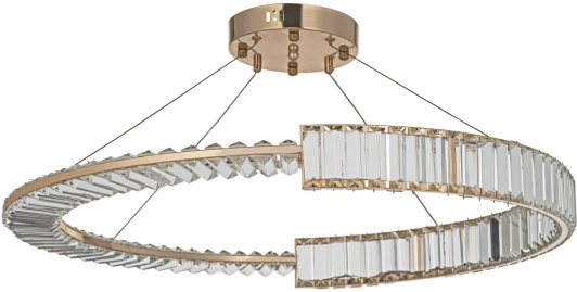 Carini L 1.5.80.101 G Подвесная люстра светодиодная хрустальная Arti Lampadari Carini Carini L 1.5.80.101 G (220V, на тросе)