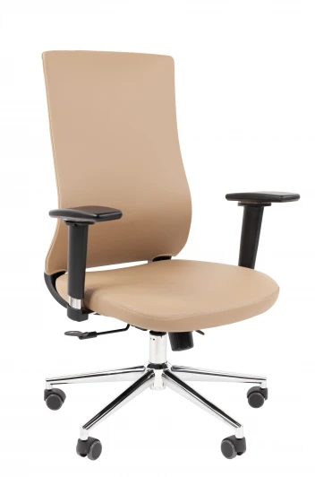 CHAIRMAN 500 ЛЮКС (LUX) ЭКО Б/П Офисное кресло Chairman 500LUX Россия экокожа бежевый БП 7210651