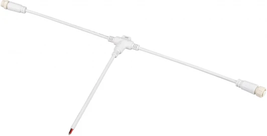 031466 Коннектор питания ARL-MOONLIGHT-SPI/DMX-CON-POWER-T-MID-WIRE-WH (IP67 Пластик) 031466 Arlight