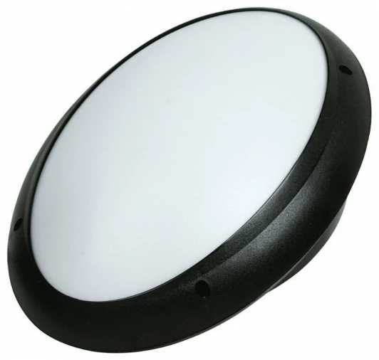 400-011-106 Светильник настенно-потолочный уличный Horoz Акуа, 1 плафон, черный с белым