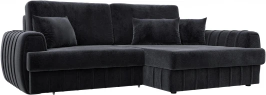 129278 Диван угловой Лига-057 НПБ угол правый Лига Диванов (Велюр) арт.129278