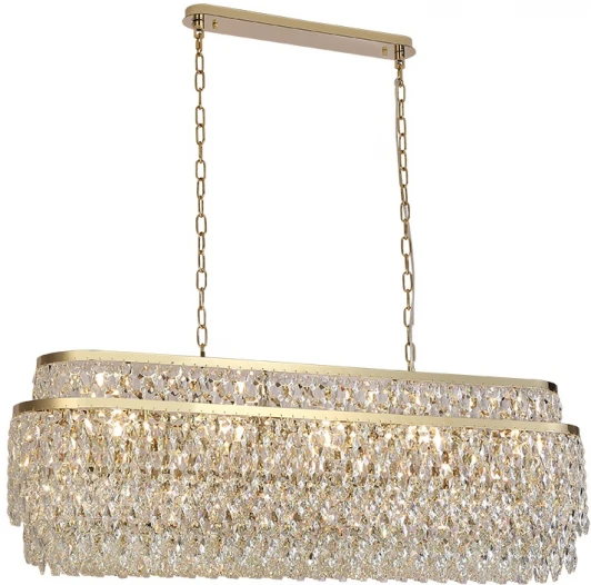 8530/120 C oval gold polished Подвесная люстра Newport 8530 8530/120 C oval gold polished (220V, на цепи)